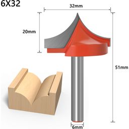 TwoTrees Profile Cutter 6 mm - Set of 10 - 1 set