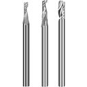 HRC55 3.175mm Tungsten Steel End Mills Downcut Set of 3 - 1 set