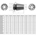 TwoTrees ER11 Collet - Set of 15 - 1 set