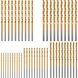 Drill Bit Set with Titanium Coating - Set of 50 - 1 set