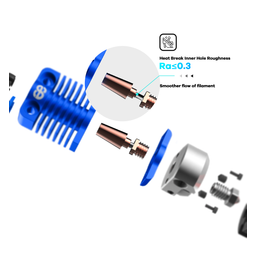 Phaetus Dragonfly Hotend BMS - Blue